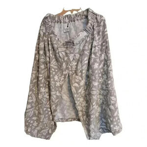 The Big One Terry Cloth Towel Wrap‎ Beach Coverup Shower Spa Grey White